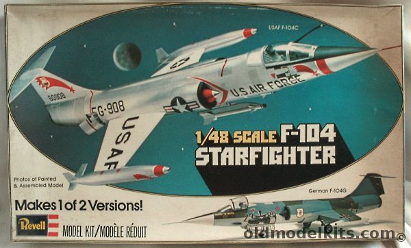 Revell 1/48 Lockheed F-104C and F-104G Starfighter - USAF or Luftwaffe, H236 plastic model kit